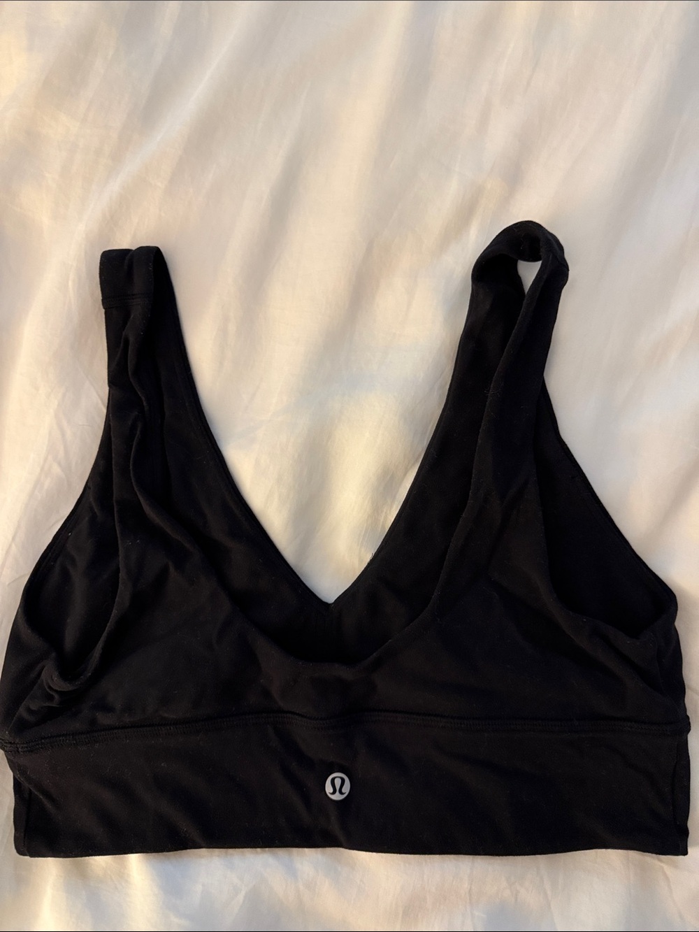 lululemon athletica Black V-Neck Low-Impact Sports Bra